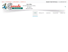 Tablet Screenshot of cascademechanical.com